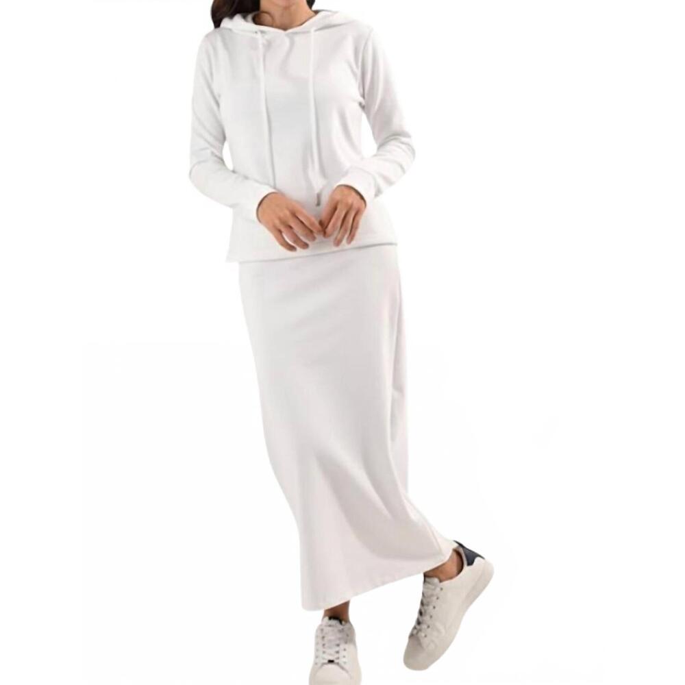 NEW ROSLYN copia de hoodie set in white